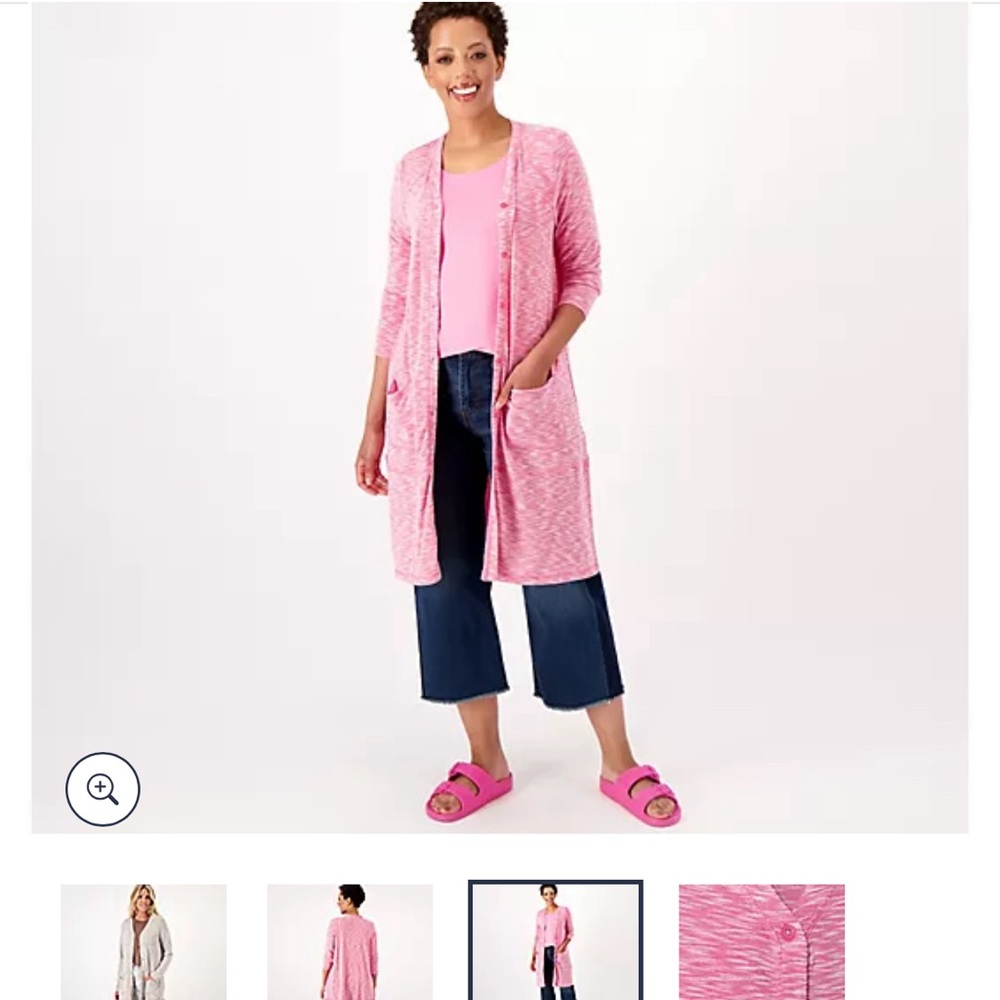 Logo by Lori Goldstein duster cardigan